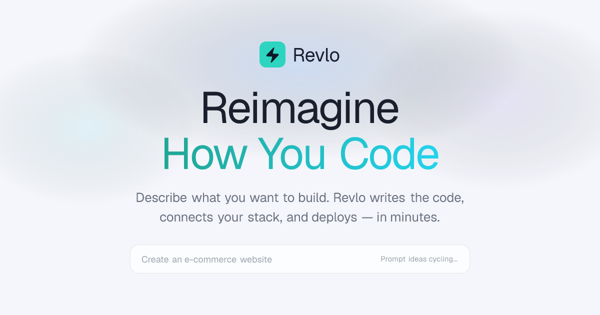 AI App Builder | Build Apps & Websites with Vibe Code | Revlo